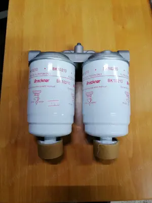 Baterie dubla completa filtru motorina pentru FIAT