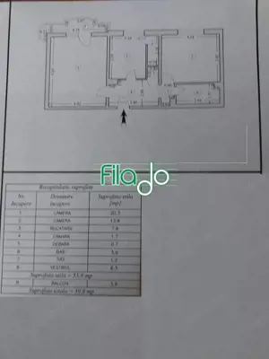 Apartament 2 camere Decebal, Piata Muncii