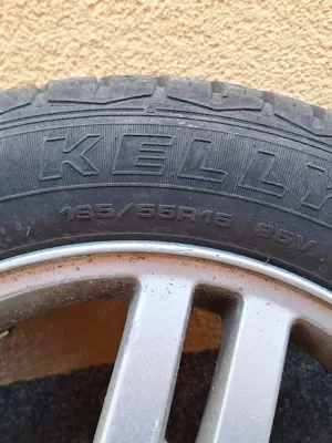 Vand  4 jenti aluminiu R15 cu 4 prezoane Ford Focus 1 - imagine 3