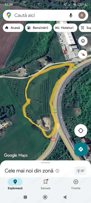 Închiriez vand  123  ari intravilan,zona industriala