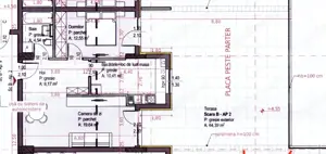 Apartament cu 2 camere 55,3mp + parcare, Soporului–aproape de Iulius Mall