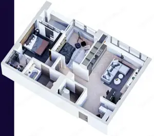 Apartament superb, 3 camere 2 bai, la prima locuire in XCity Towers - imagine 17