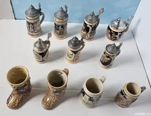 Lot halbe ceramice de colecție (Italia, Austria, Germania)