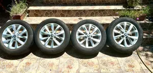 Jante Aliaj 16+ Cauciuc Continental 205-55-16 - Originale Skoda