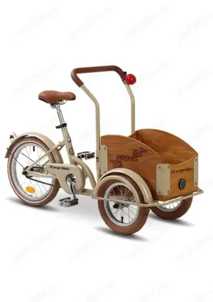 Pegas Bicicleta copii Mini Cargo 1S, verde fistic sau crem aluna - imagine 2