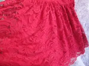 rochie rosie eleganta H&M 40 - imagine 3