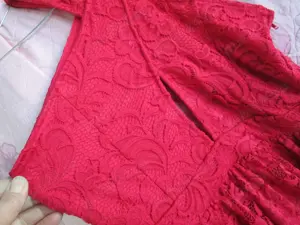 rochie rosie eleganta H&M 40 - imagine 2