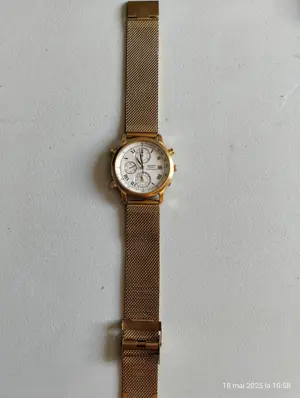 Ceas Seiko cu alarma, data, tachymeter chronohraph - imagine 2