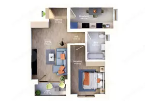 Apartament de 2 camere, loc de parcare inclus, TVA INCLUS