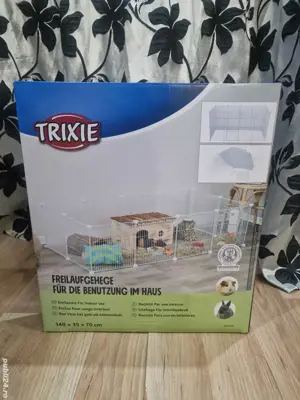 Țarc confortabil pentru animale mici   cu accesorii incluse