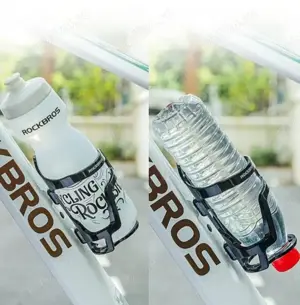 Suport policarbonat bidon sticlă hidratare cadru bicicleta mtb cursiera Rockbros  - imagine 5