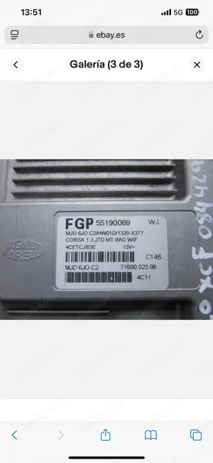 Calculator motor opel corsa D