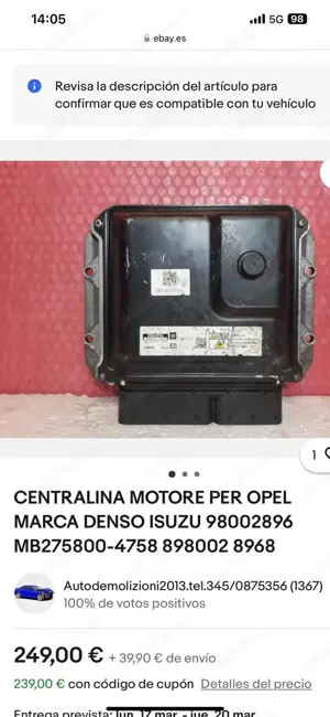 Calculator motor opel corsa D - imagine 3