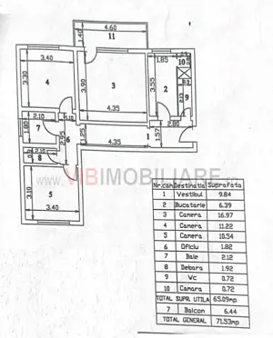 Titulescu - Piata Victoriei - Str Dr. Iacob Felix - 3 camere decomandat  - imagine 13