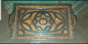 Tavă veche din lemn  - imagine 3