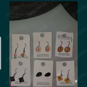 Cercei si brățări pictate manual 