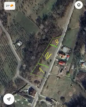 3 loturi teren intravilan -comuna vlădesti ,strada Țânțurești,Vâlcea