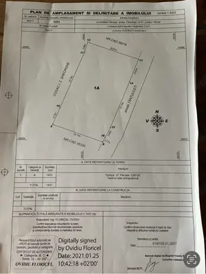 3 loturi teren intravilan -comuna vlădesti ,strada Țânțurești,Vâlcea - imagine 3