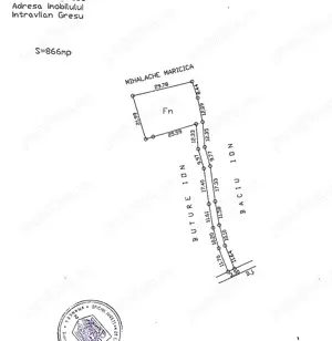 Teren intravilan de 866 mp de vânzare în inima Munților Vrancei   Gresu