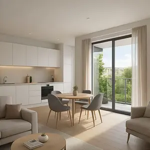 Apartament cu 2 camere și terasă de 6.11 m , în Mangalia    Casa Cristian ,la doar 800m de plajă. - imagine 6