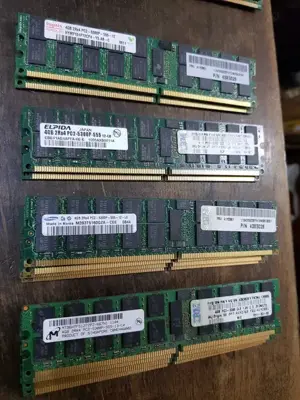 Ram HYMP151F72CP4N3-Y5-AB-C Elpida EBE41AE4AFFA-6E-E Samsung M393T5160QZA-CE6 MT36HTF51272PZ-667H1