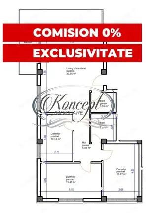 Penthouse in bloc boutique, str. Sub Cetate - imagine 2