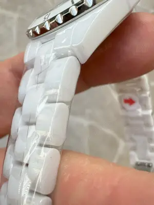 Chanel J12 Ladies 33mm Ceramic Pink XF Swiss Quartz - imagine 4