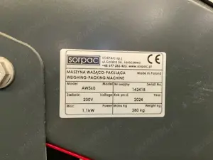 Mașină de ambalat de cântărit vracuri ,Sorpac AW560 2024 - imagine 5