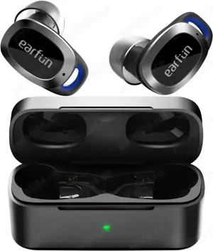Casti Wireless Bluetooth EARFUN FREE PRO Earbuds Headphones 6 Microphones