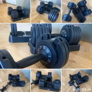 Set Gantere - 50 kg  Progreisve cu reglaj