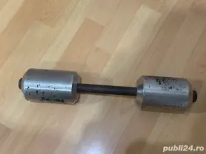 33 kg -  Gantere din metal - fixe   reglabile 13kg + 11,5kg + 8,5kg - imagine 3