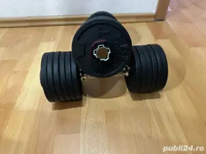 Set gantere din metal 28 kg 