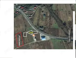 Teren Carcea,3.000 mp,dubla deschidere 32 m,la 5 minute  de zona Ford-Selgros