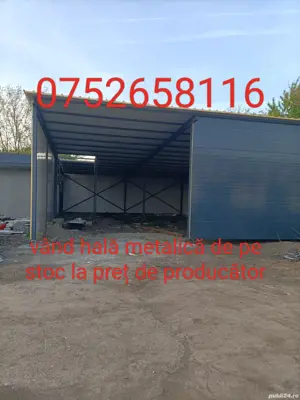 vând hală metalică de pe stoc  - imagine 3