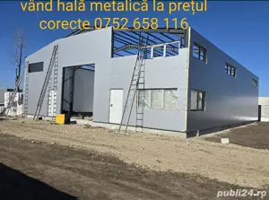 vând hală metalică de pe stoc  - imagine 2