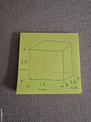 Acvariu 38x22x26 cm - imagine 2