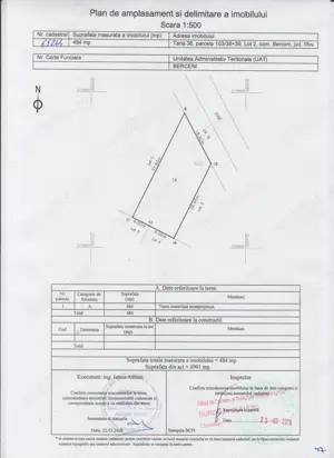Teren Comuna Berceni 484mp - imagine 2 Teren Comuna Berceni 484mp - imagine 2