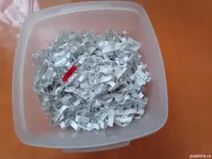 300 Cleme, închizătoare pentru saci mici si mari de plastic  - imagine 2