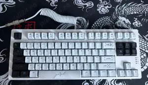 Tastatura Gaming Aqirys Aludra TKL, Gateron G Pro 2.0 Red, Alb - imagine 2