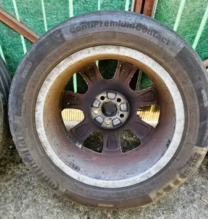 Vând jante Volkswagen  Golf cu anvelope Continental - imagine 9