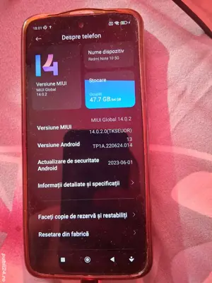 Telefon Xiaomi redmi note10 5G - imagine 3