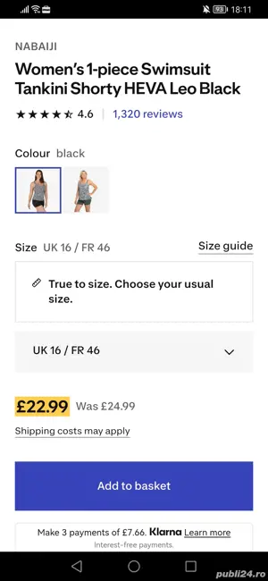 Costum de baie tankini - imagine 5