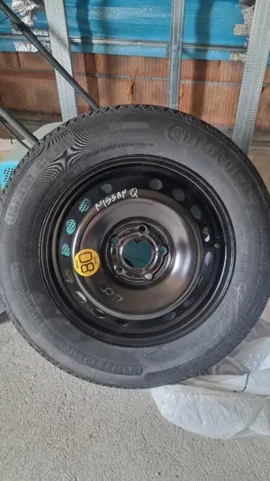 Jante originale Qashqai cu cauciucuri Pirelli  pe 17 si rezerva slim originala - imagine 5
