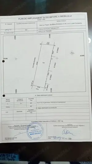 Teren intravilan str M Eminescu