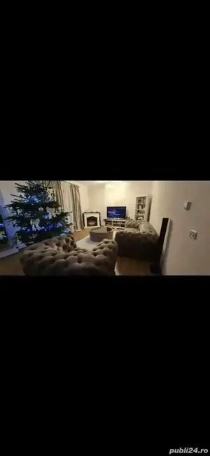 Set canapea, fotoliu si măsuță chesterfield