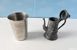 Lot obiecte din cositor - imagine 4