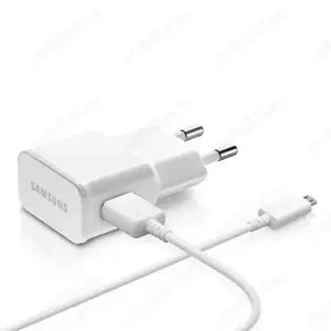 Încărcător original smartphone Samsung + Cablu date, Produs Nou.