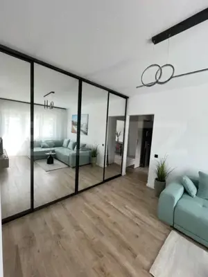 Apartament mobilat si utilat, bucatarie separata, parcare subterana, zona Terra - imagine 3