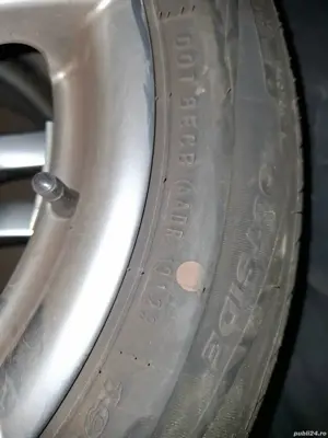 Jante aliaj RIAL și cauciucuri vară 195x60x15, 4 prezoane - imagine 2