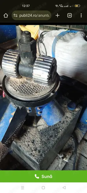 Presa peleti cu snec alimentare si masa vibranta - imagine 2